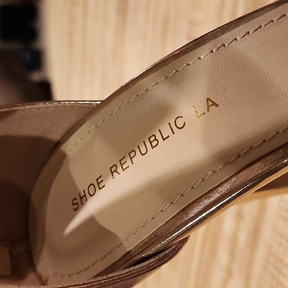 Shoe Republic LA Rose Gold High Heels (New without Tags) - Picture 5 of 9